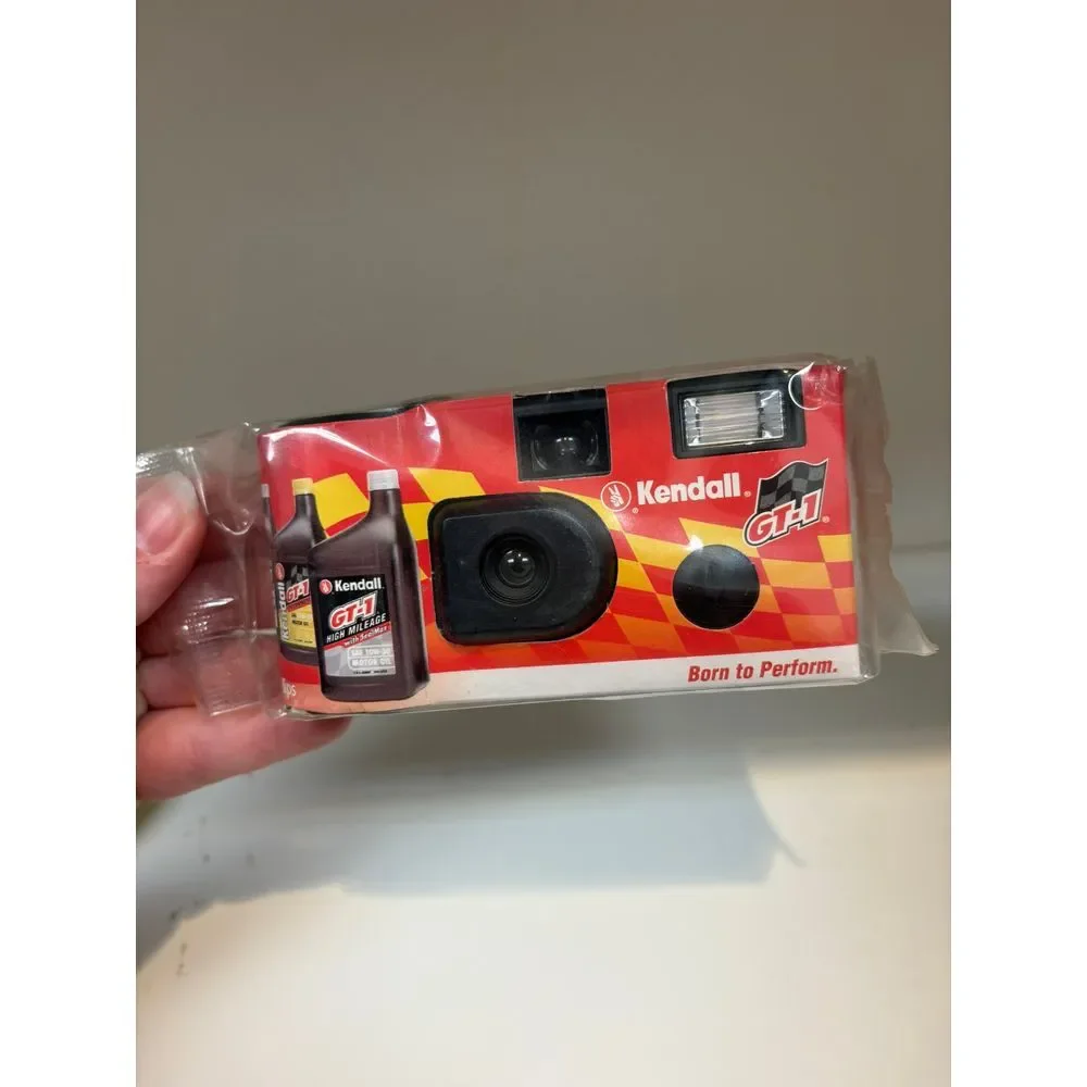 Vintage Kendall GT-1‎ Promotional Disposable Camera - Film Collectible